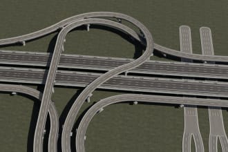make roads models and layouts