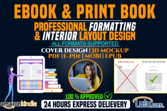 do book formatting and layout design in adobe indesign