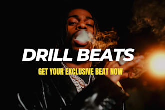 produce a high quality drill beat for any use less than 24h