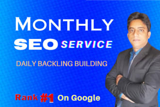 provide monthly SEO service with high da backlinks