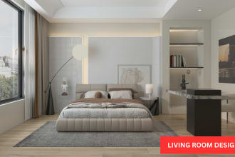 interior design for bedroom, bathroom, kitchen, living, cafe, restaurant