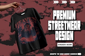 create premium streetwear design