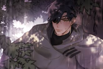 draw anime illustration, original character or fanart