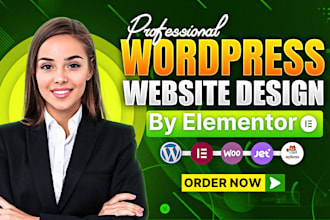 do wordpress website development, create ecommerce website using website builder