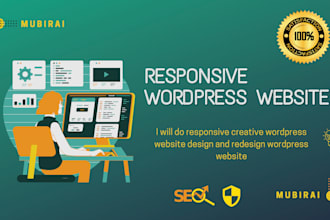 do responsive creative wordpress website design and redesign wordpress website