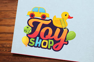 design baby shop, child care, day care, kids logo