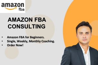 be your amazon fba coach business consultant and mentor