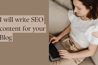 write SEO content for your blog