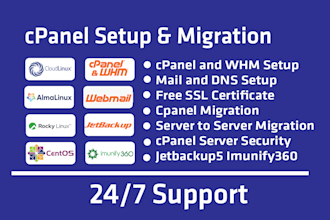 setup cpanel or whm cpanel migration with server security