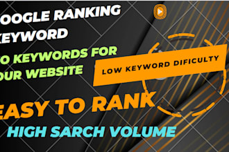 provide ranking keyword analysis low competition