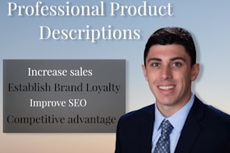write professional product descriptions for your business