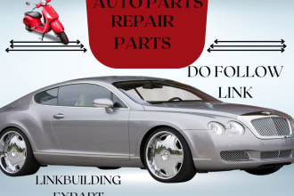 publish auto parts auto repair do follow backlinks with high DR and high ranking