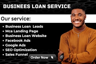 commercial mca leads, business loan leads, mca website, business loan website