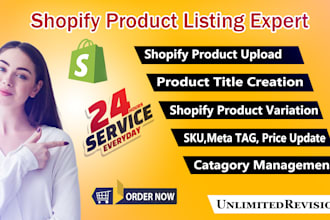 list products on shopify, ebay, walmart, etsy