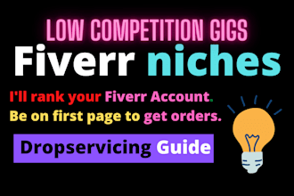 give you 7 gigs ideas to start drop sevicing on fiverr