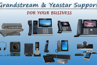 expert grandstream and yeastar pbx setup and support