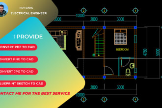 convert files pdf, sketch, png, jpg to autocad
