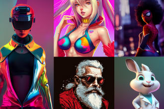 make ai art, ai character design, ai portraits