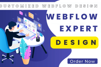 develop webflow website, figma to webflow, webflow design