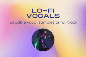 sing lofi retro telephone voice for your chill ambient song