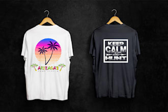 do custom and trendy minimalist typography t shirt design