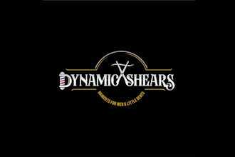 unique modernized barbershop logo