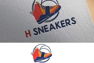 do professional e commerce sneaker store logo design