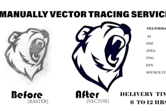 do manual vector tracing