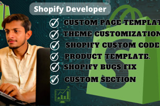 do shopify full store development, shopify bugs fixing errors