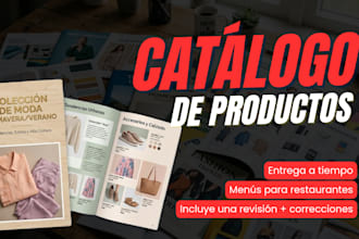 design a product catalog and menus