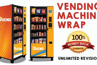 design an awesome, VIP, creative vending machine and atm machine wrap