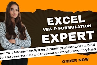 create excel inventory management system