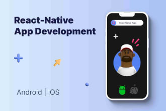 develop android and ios app in react native