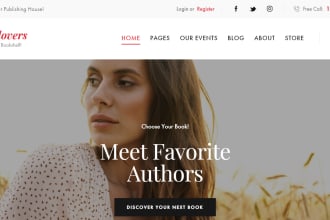 build author website, book author website, ebook, and children book website