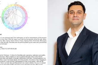 build and interpret your astrological natal birth chart