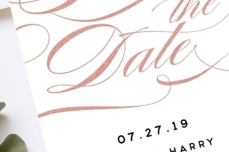 make beautiful save the date card