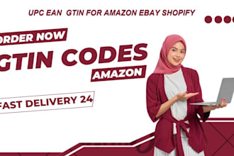 provide you gs1 verified gtin codes for amazon listing