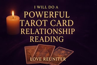 do a powerful tarot card relationship reading for love, soulmate, or twin flame