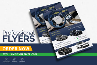 design urgent flyers or brochures for your business within 24 hours