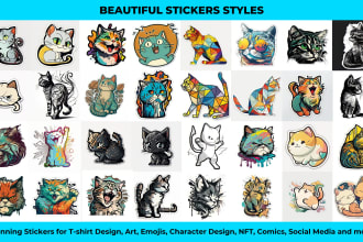 design custom sticker packs for your premium brand