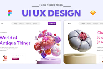 create UI UX design for website and app UI UX