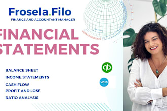 prepare financial statements and cash flow