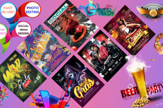 do event, party, club, dance, music and birthday flyer