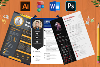 create a professional cv and resume design