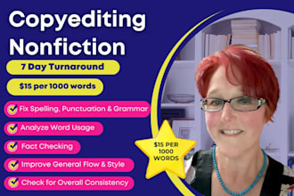 professionally copy edit your nonfiction ebook or document