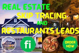 provide real estate and restaurant leads