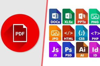 convert image PDF files to word files to editable word