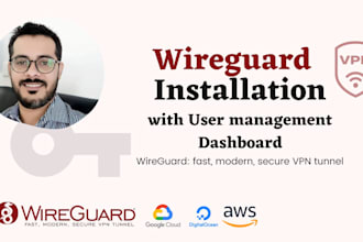 setup a wireguard VPN with web based management panel