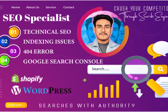 fix google search console errors, sitemap updates, indexing issues, SEO services
