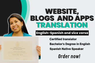 translate wordpress website to spanish